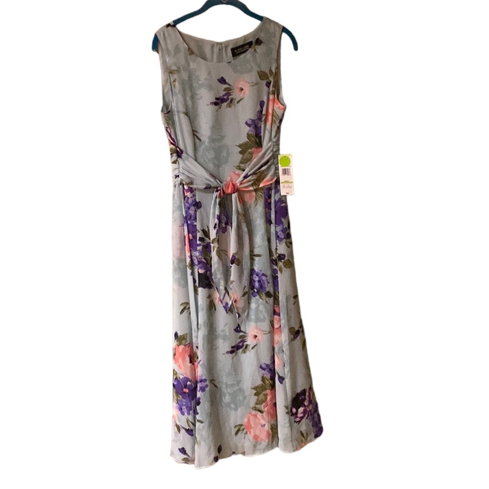 💖Black Label By Evan Picone Floral Midi Dress